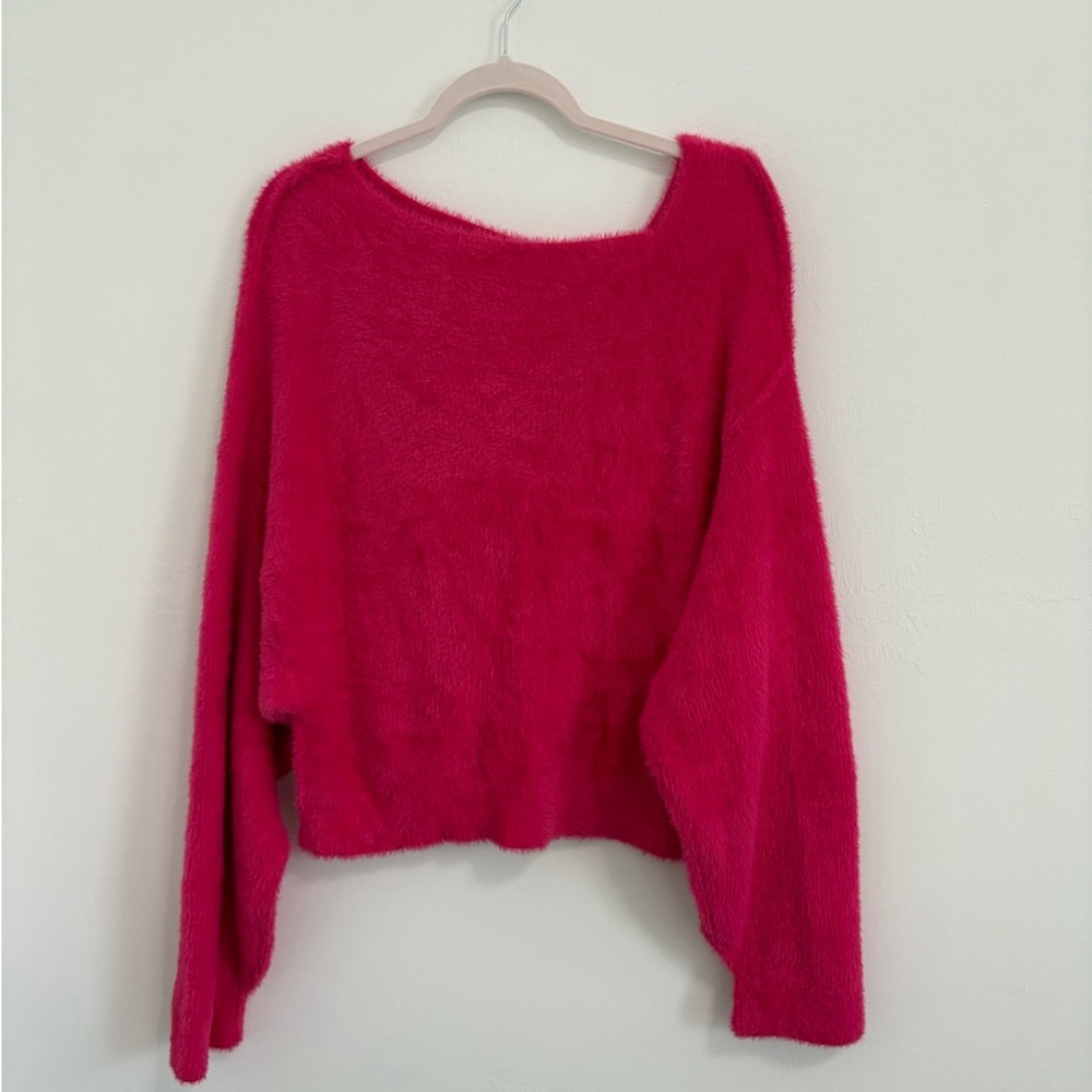 Free People Star Sign Sweater | Pink Firework | Size M | NWT - Picture 3 of 11